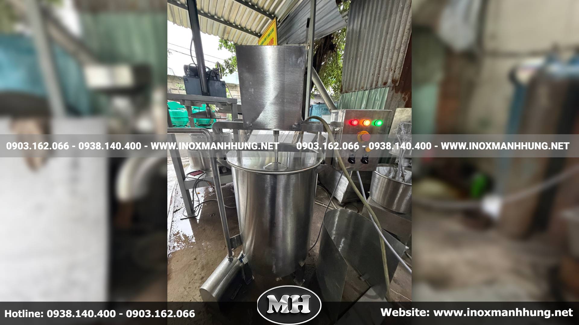 Cấu tạo và nguyên lý của bồn khuấy kết hợp bộ bơm hút xả liệu