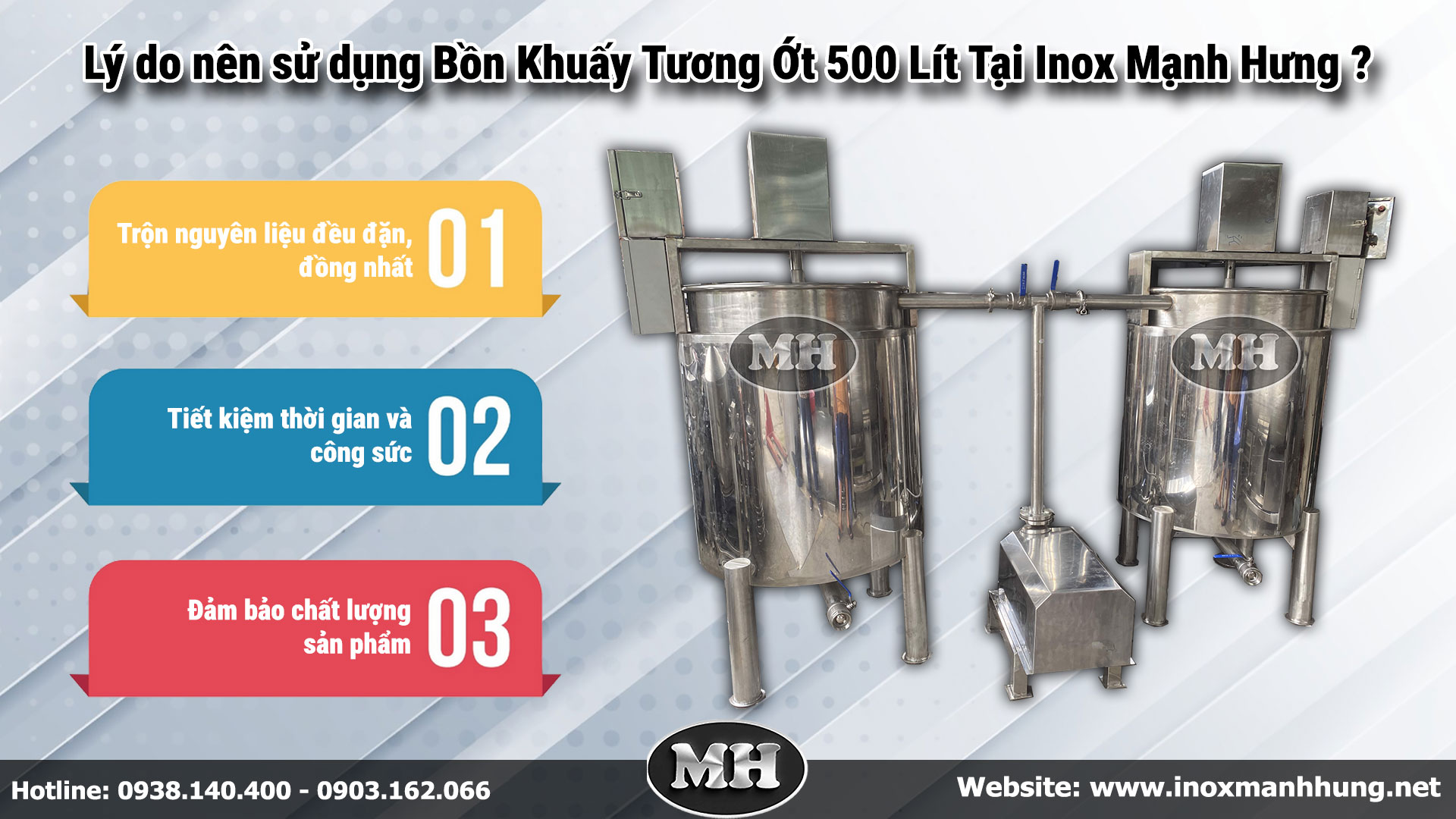 Lựa chọn Inox Mạnh Hưng để gia công nồi nấu cánh khuấy theo yêu cầu mang lại nhiều ưu điểm cho khách hàng Lựa chọn Inox Mạnh Hưng để gia công nồi nấu cánh khuấy theo yêu cầu mang lại nhiều ưu điểm cho khách hàng