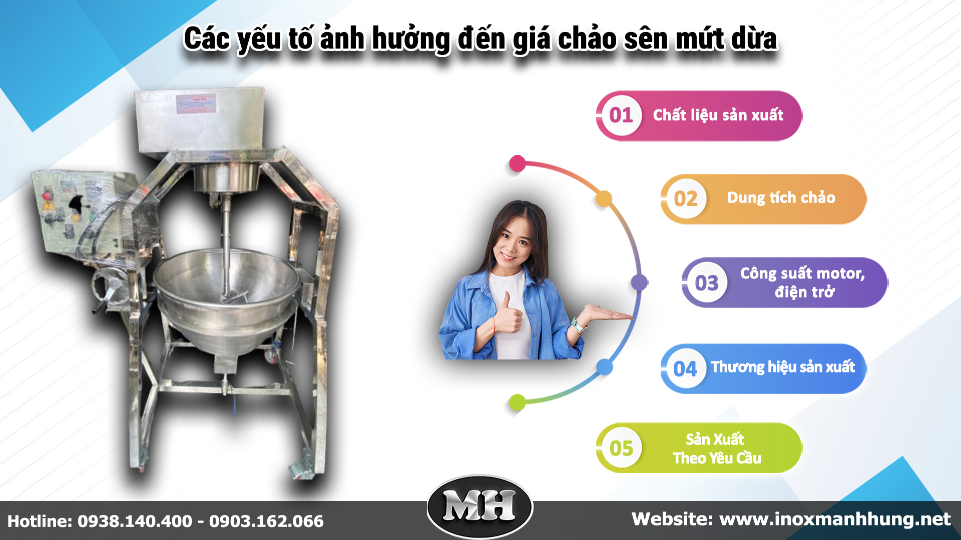 Một số yếu tố ảnh hưởng đến giá chảo sên mứt dừa