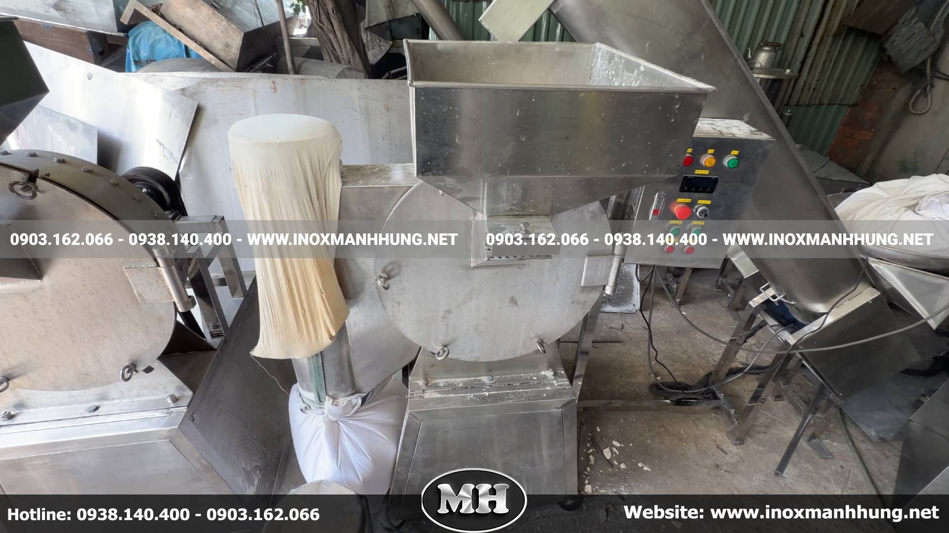 Nguyên lý hoạt động của dây chuyền nghiền bột khép kín