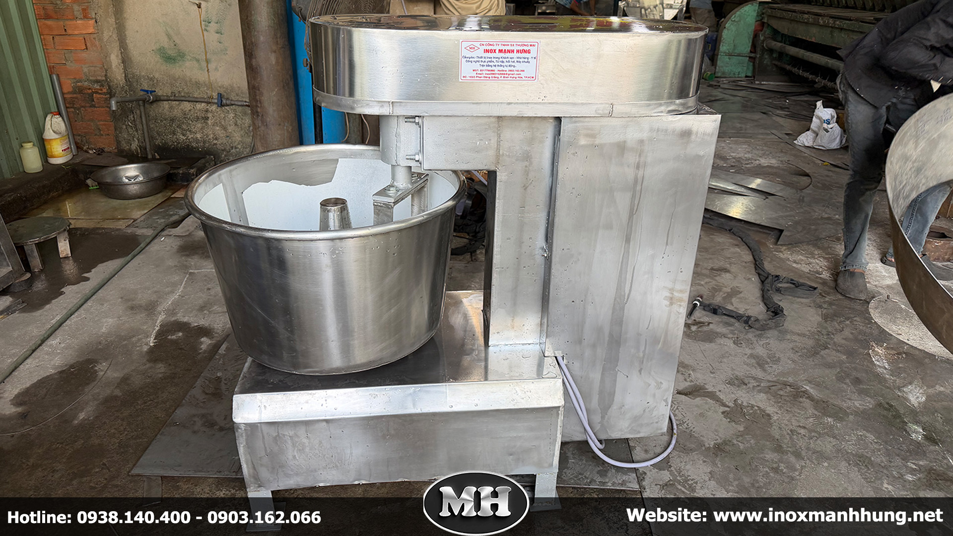 Máy quết chả cá đa năng với công suất vượt trội 