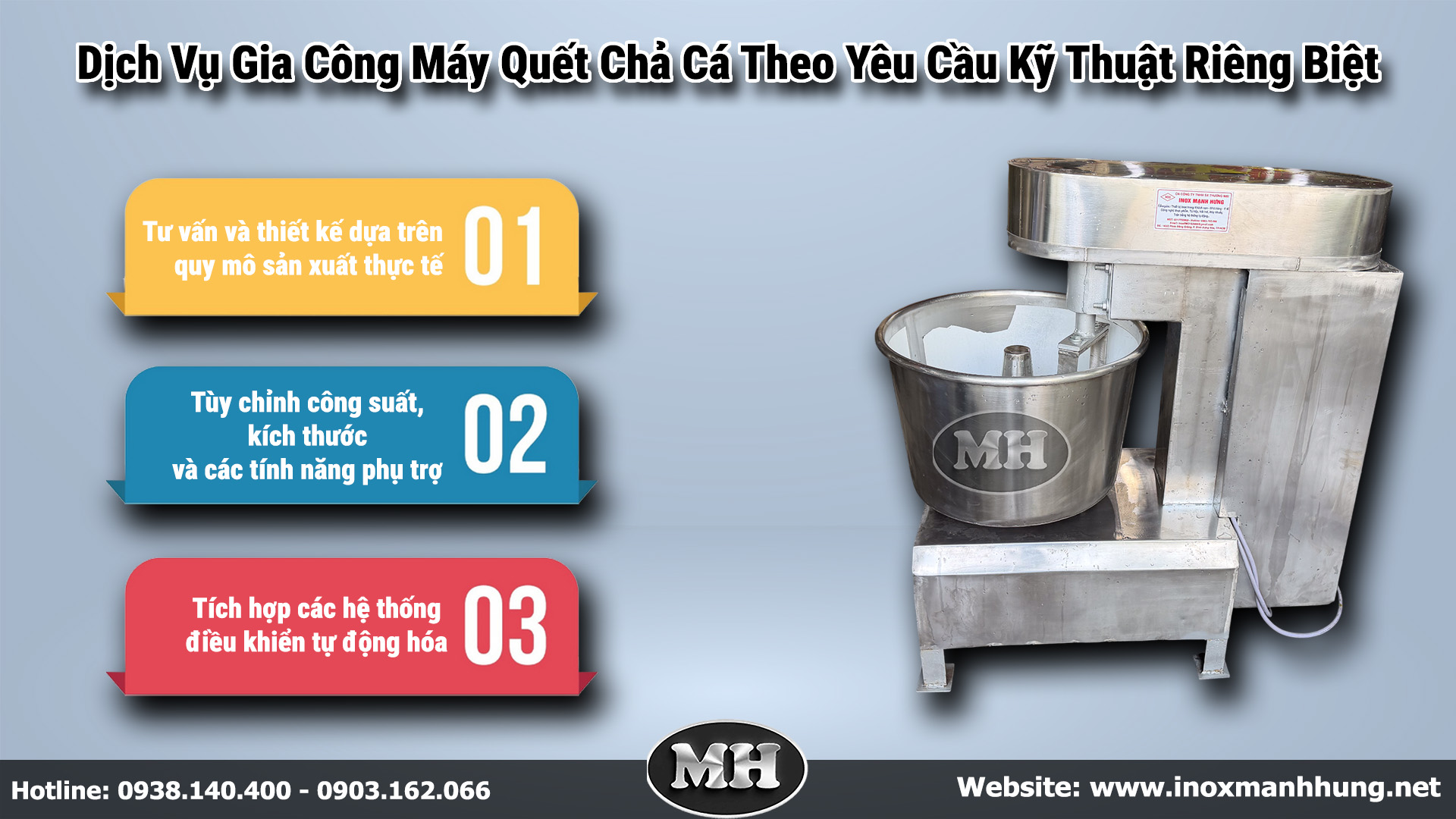 Inox Mạnh Hưng luôn luôn chiều lòng khách hàng, thiết kế theo yêu cầu của khách hàng
