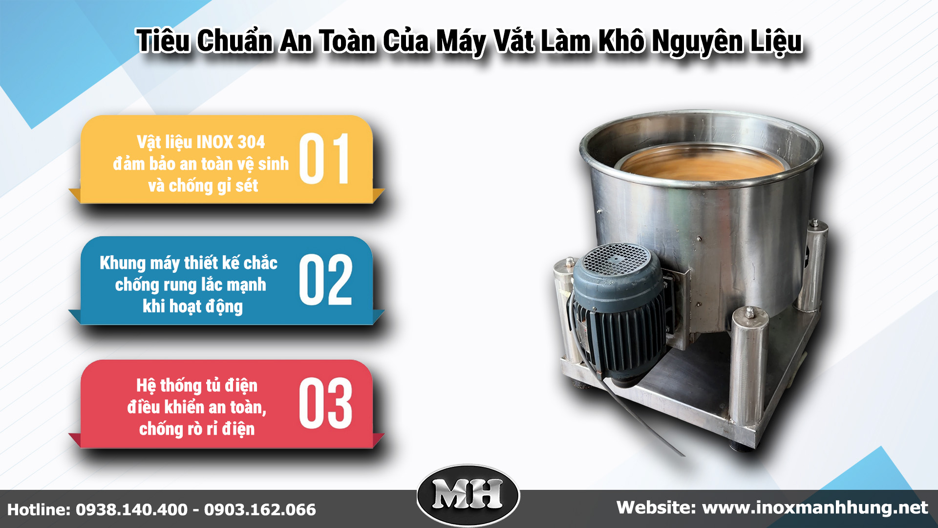  Độ Bền Bỉ Và Tiêu Chuẩn An Toàn Của Máy Vắt Làm Khô Nguyên Liệu