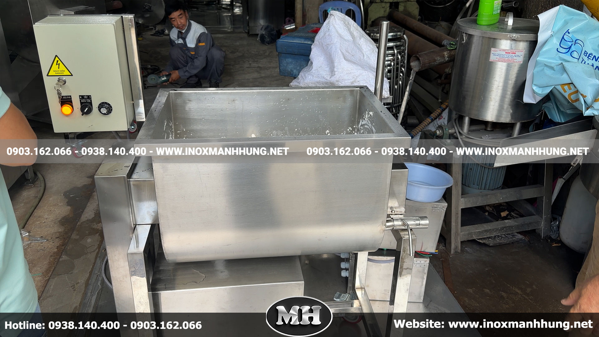 Dịch vụ gia công máy trộn bột ướt theo yêu cầu chuyên nghiệp