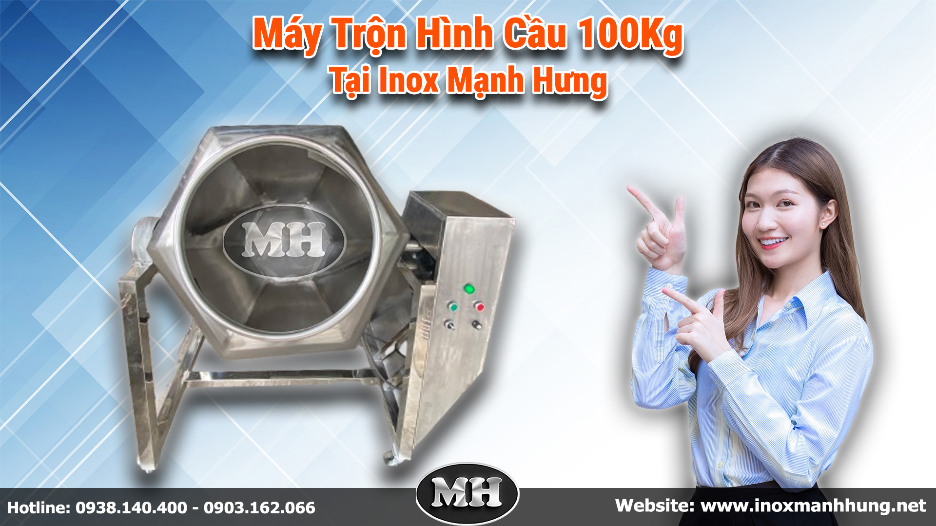 Máy Trộn Hình Cầu 100Kg – Nâng Cao Hiệu Suất Trộn Nguyên Liệu Cho Doanh Nghiệp