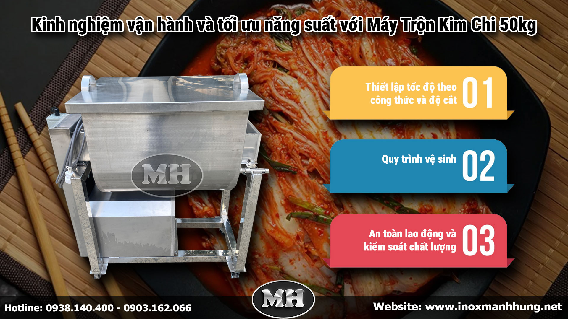 Kinh nghiệm vận hành và tối ưu năng suất với máy trộn kim chi 50kg Kinh nghiệm vận hành và tối ưu năng suất với máy trộn kim chi 50kg