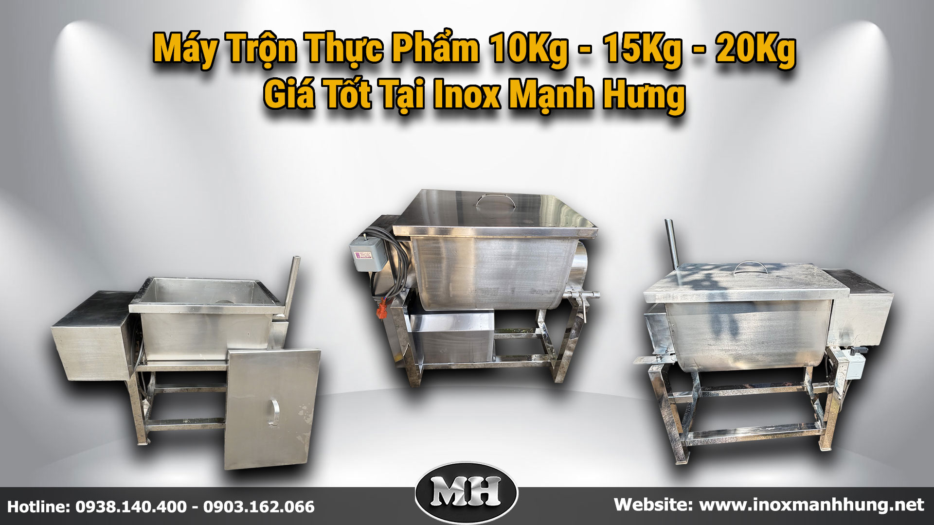 Bí quyết chọn mua máy trộn thực phẩm nằm ngang mini 10kg - 15kg - 20kg giá tốt