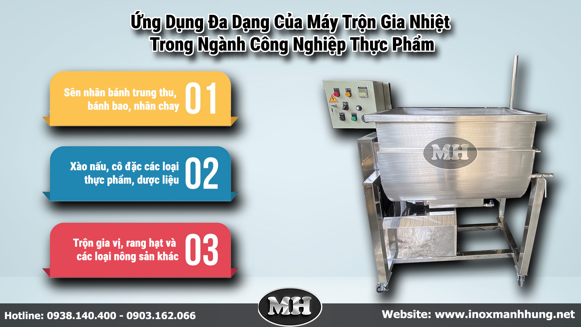 Ứng Dụng Đa Dạng Của Máy Trộn Gia Nhiệt Trong Ngành Công Nghiệp Thực Phẩm