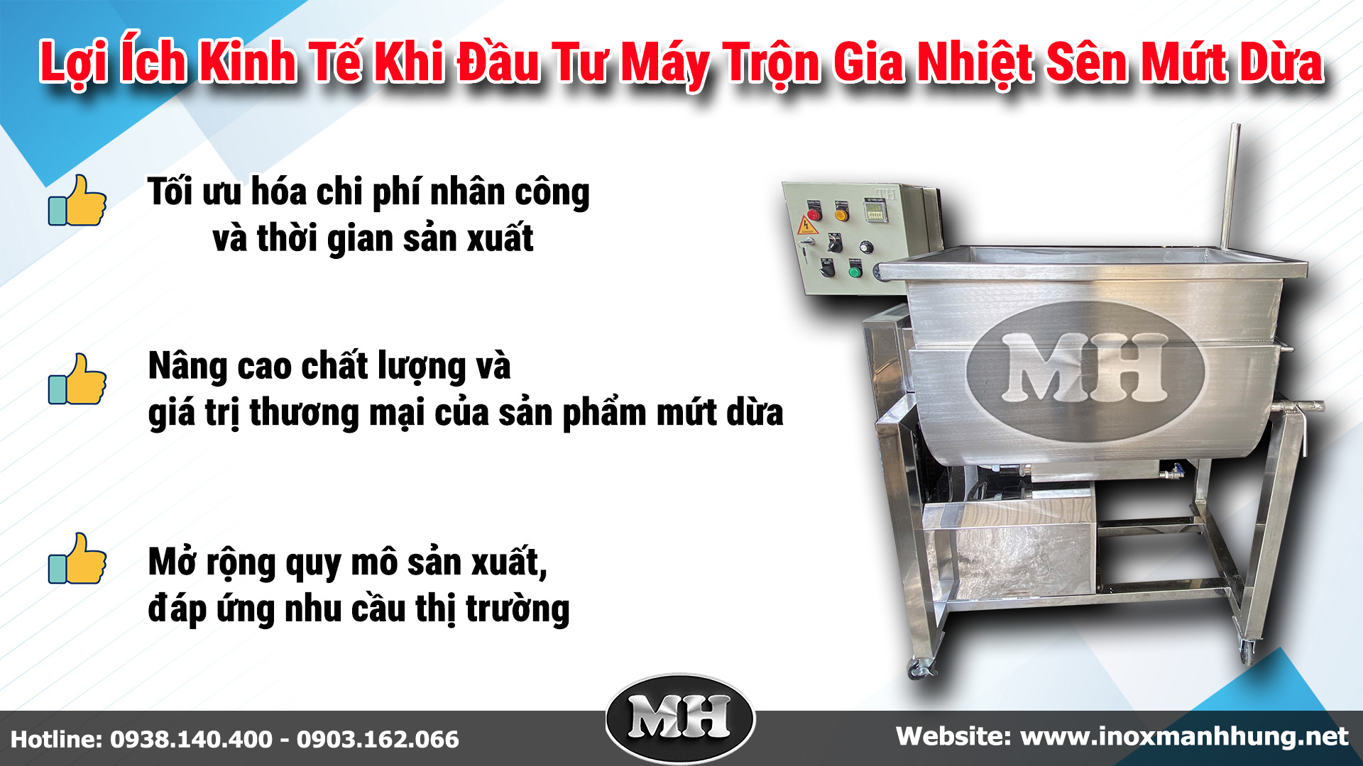 Lợi Ích Kinh Tế Và Hiệu Quả Vận Hành Khi Đầu Tư Máy Trộn Thực Phẩm