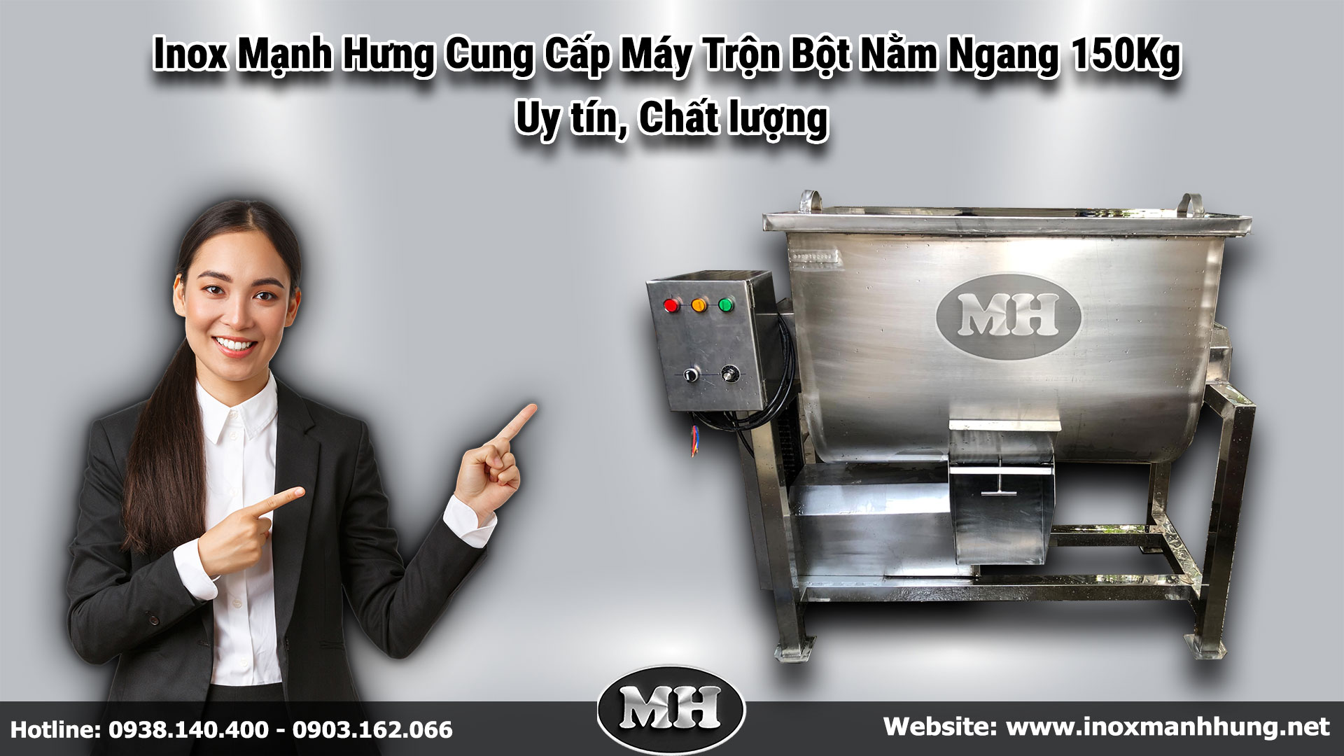 Inox Mạnh Hưng - Đơn vị sản xuất máy trộn nằm ngang hàng đầu