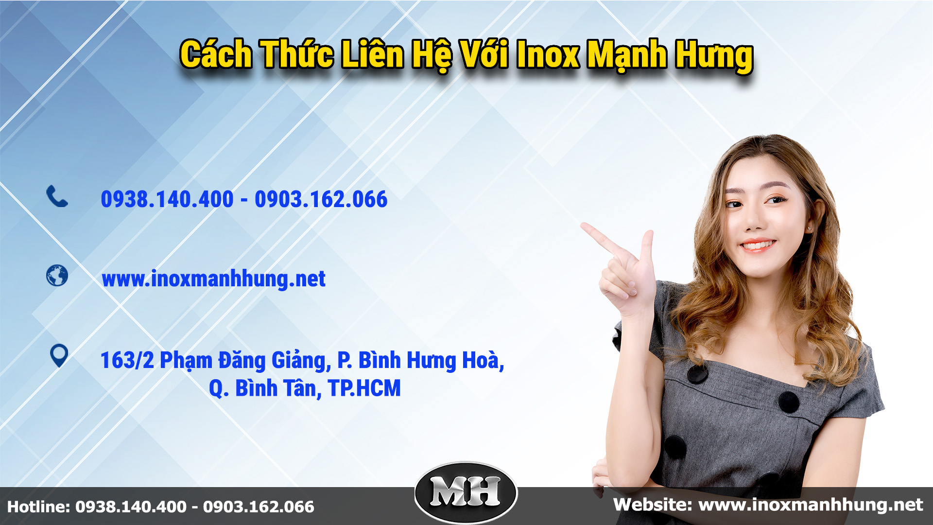 Hãy liên hệ với inox Mạnh Hưng để được tư vấn rõ hơn về sản phẩm