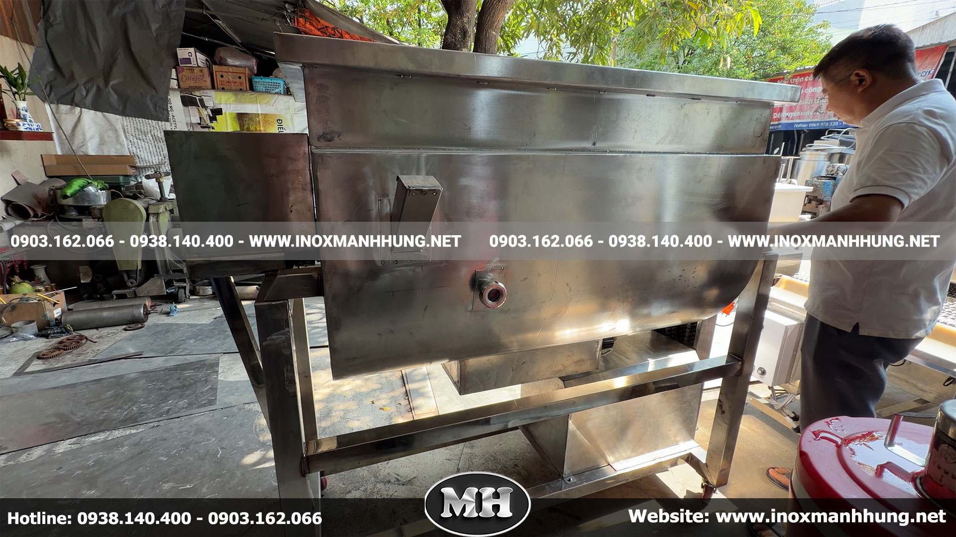 Máy xào chà bông 300kg - Trợ thủ đắc lực cho mọi xưởng sản xuất