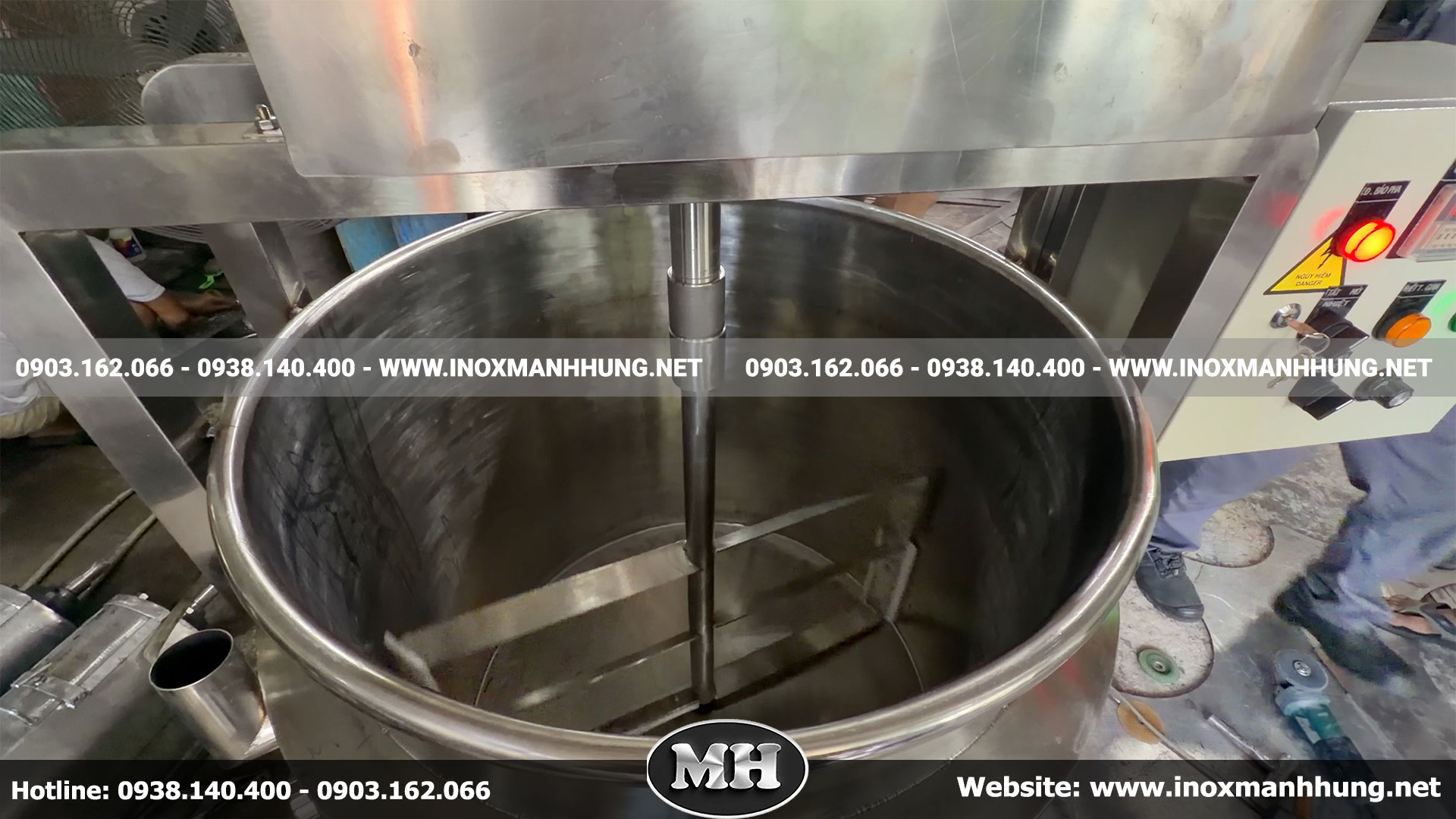Nguyên lý hoạt động của nồi cánh khuấy công nghiệp 200 lít