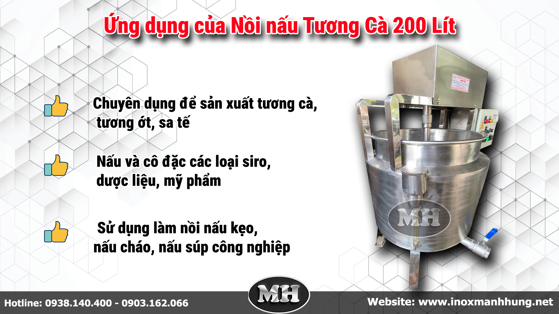 Ứng dụng của Nồi Nấu Tương Cà 200 Lít Ứng dụng của Nồi Nấu Tương Cà 200 Lít