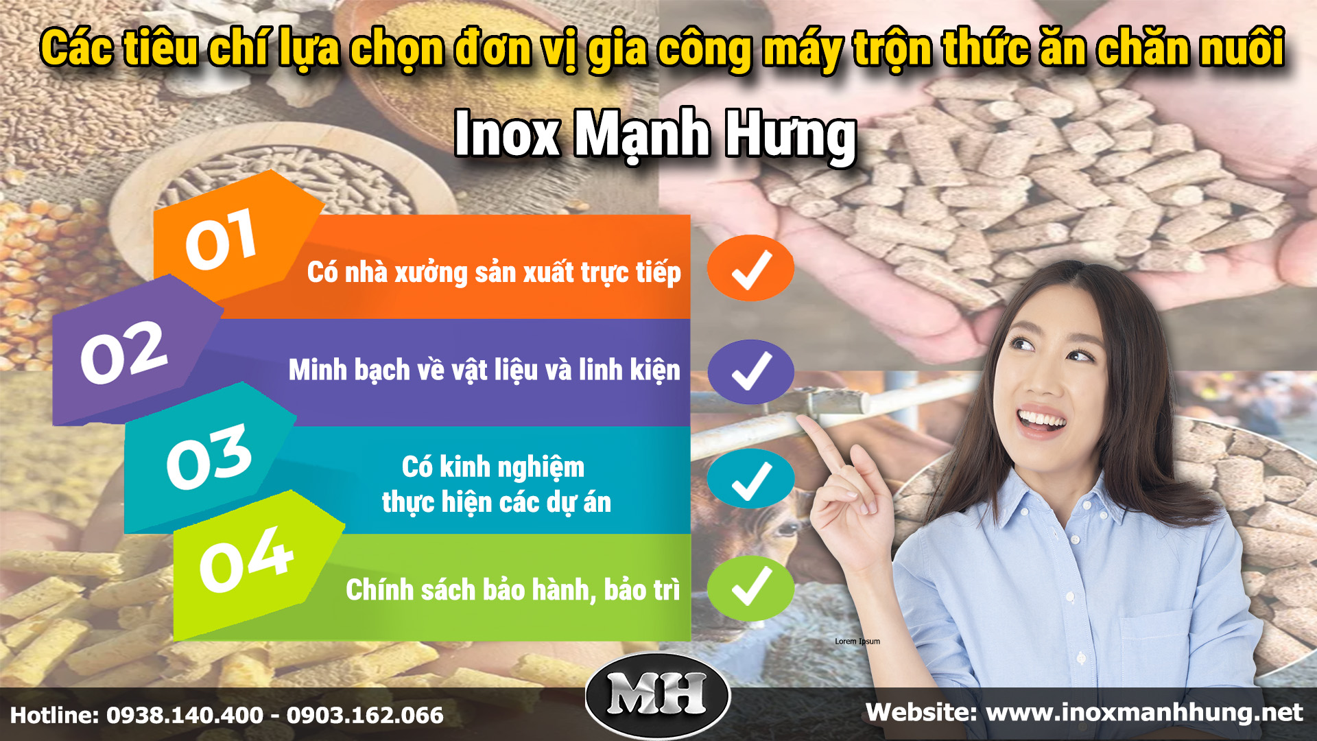 Cần xem xét kỹ lưỡng các tiêu chí sau đây khi lựa chọn một đối tác gia công máy trộn thức ăn chăn nuôi