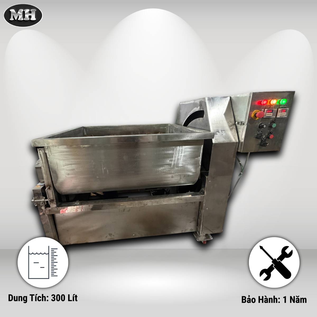 Máy Trộn Hai Trục Đảo Chiều - Dung Tích 300 Lít Máy Trộn Hai Trục Đảo Chiều - Dung Tích 300 Lít