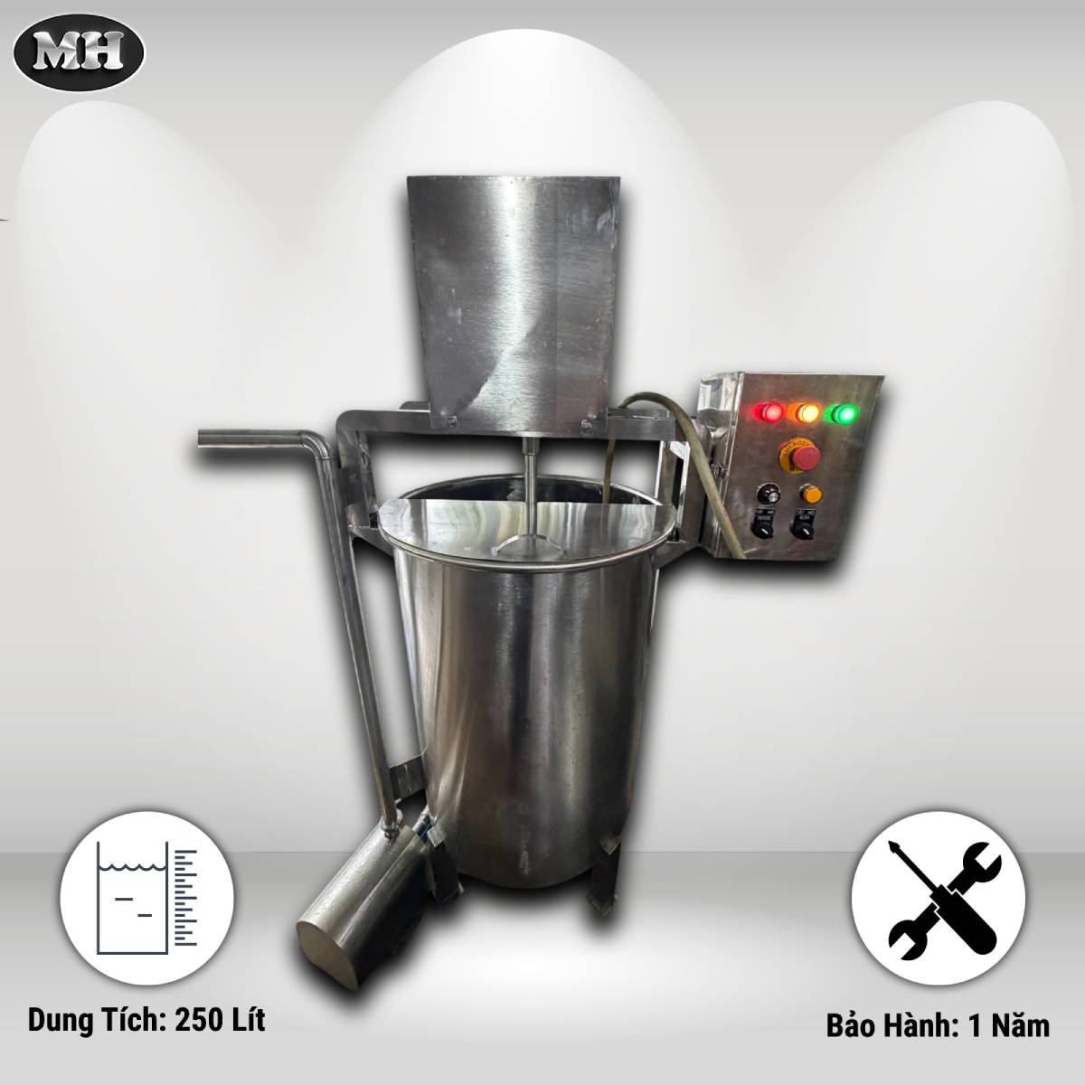 Bồn Khuấy Kết Hợp Bộ Bơm Hút Xả Liệu Bồn Khuấy Kết Hợp Bộ Bơm Hút Xả Liệu