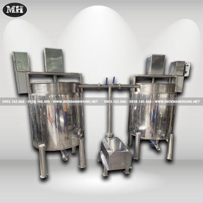 Bồn Khuấy Tương Ớt 500 Lít Bồn Khuấy Tương Ớt 500 Lít