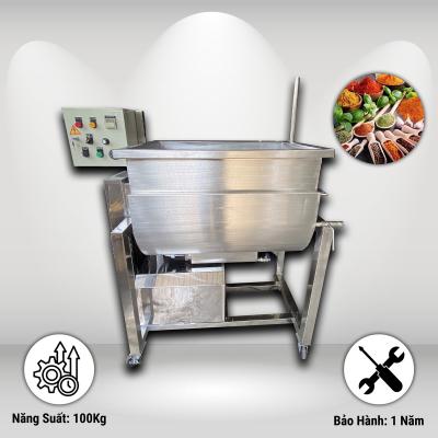 Máy Trộn Gia Vị Gia Nhiệt 100Kg