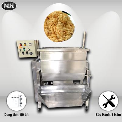 Máy Trộn Rang Chà Bông Gia Nhiệt 50 Lít