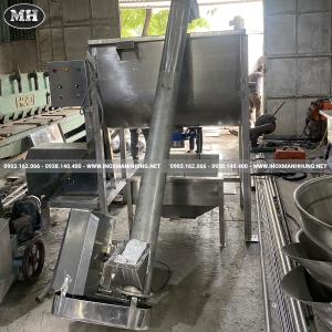 Bộ Cấp Liệu (Vít Tải) Và Máy Trộn Công Nghiệp 500Kg