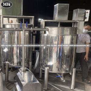 Bồn Khuấy Tương Ớt 500 Lít Bồn Khuấy Tương Ớt 500 Lít