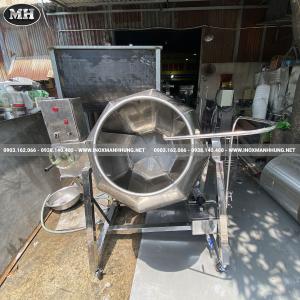 Máy Trộn Phun Sương Trộn Bánh Tráng Dạng Lồng Quay