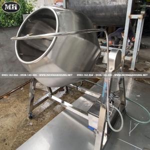 Máy Trộn Phun Sương Trộn Bánh Tráng Dạng Lồng Quay