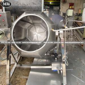 Máy Trộn Phun Sương Trộn Bánh Tráng Dạng Lồng Quay