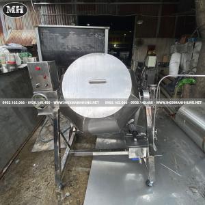 Máy Trộn Phun Sương Trộn Bánh Tráng Dạng Lồng Quay