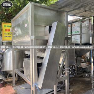 Máy Sấy Hạt Nhựa Gia Nhiệt Và Bộ Cấp Xả Liệu Công Suất 1 Tấn