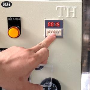 Máy Trộn Rang Chà Bông Gia Nhiệt 50 Lít