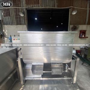 Máy Trộn Cám Trục Nằm Ngang 300Kg